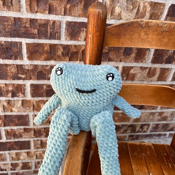 Handmade by myself Cute Plush Frog Toy. Newly crafted - Picture 3 of 3